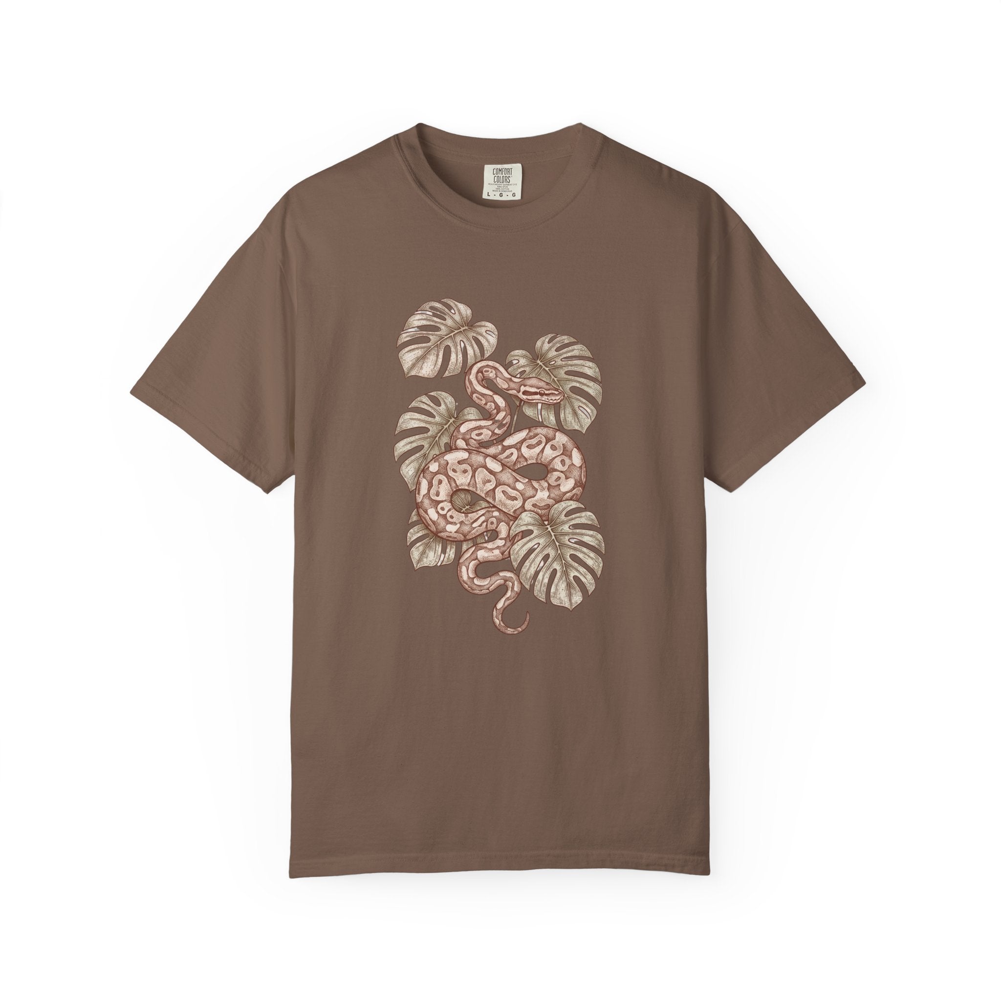 Snake & Monstera Graphic T-Shirt