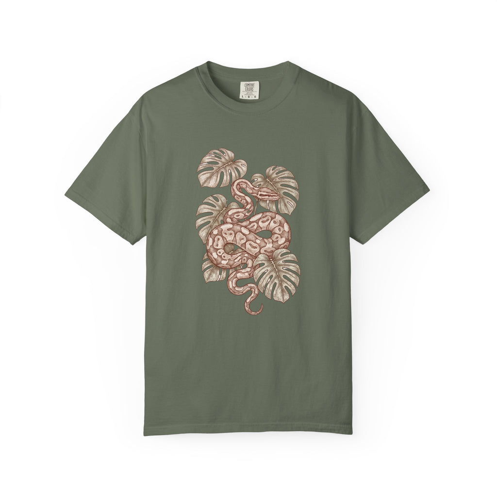 Snake & Monstera Graphic T-Shirt
