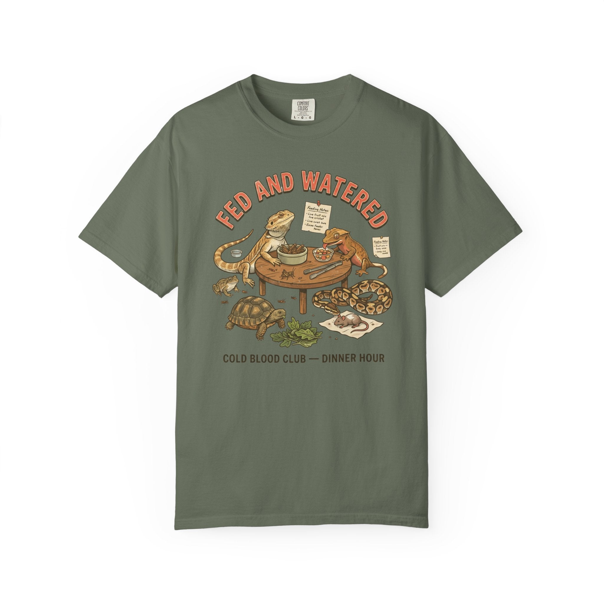 Fed and Watered Dinner T-Shirt