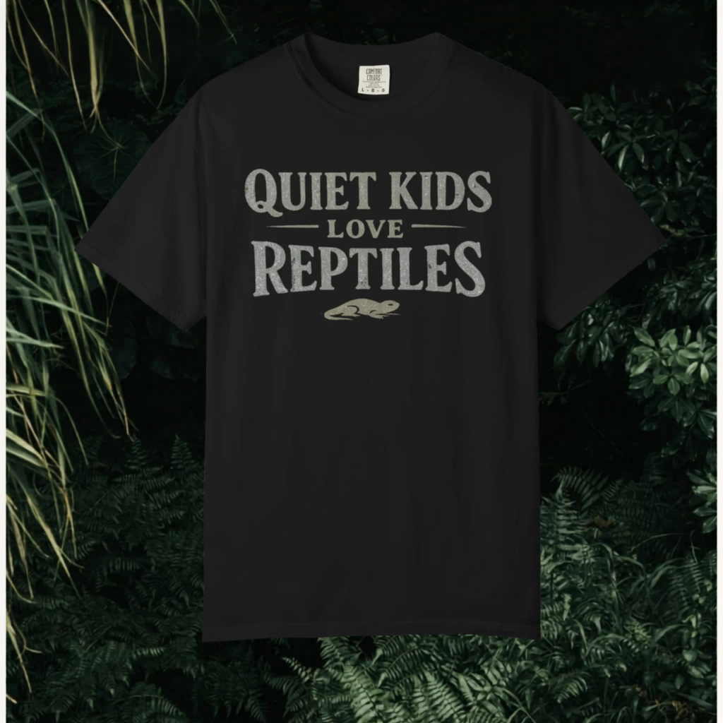 Quiet Kids Love Reptiles T-Shirt