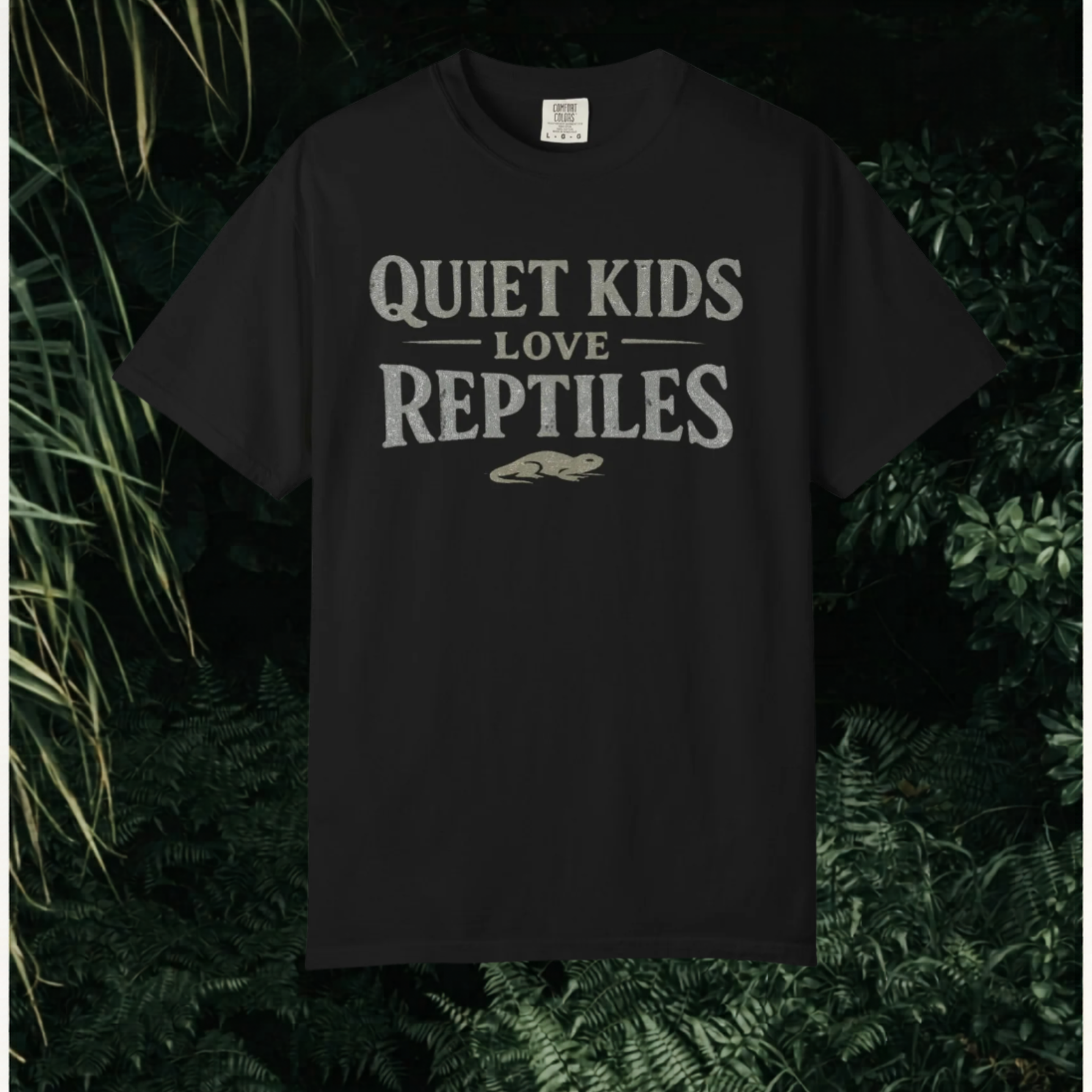 Quiet Kids Love Reptiles T-Shirt