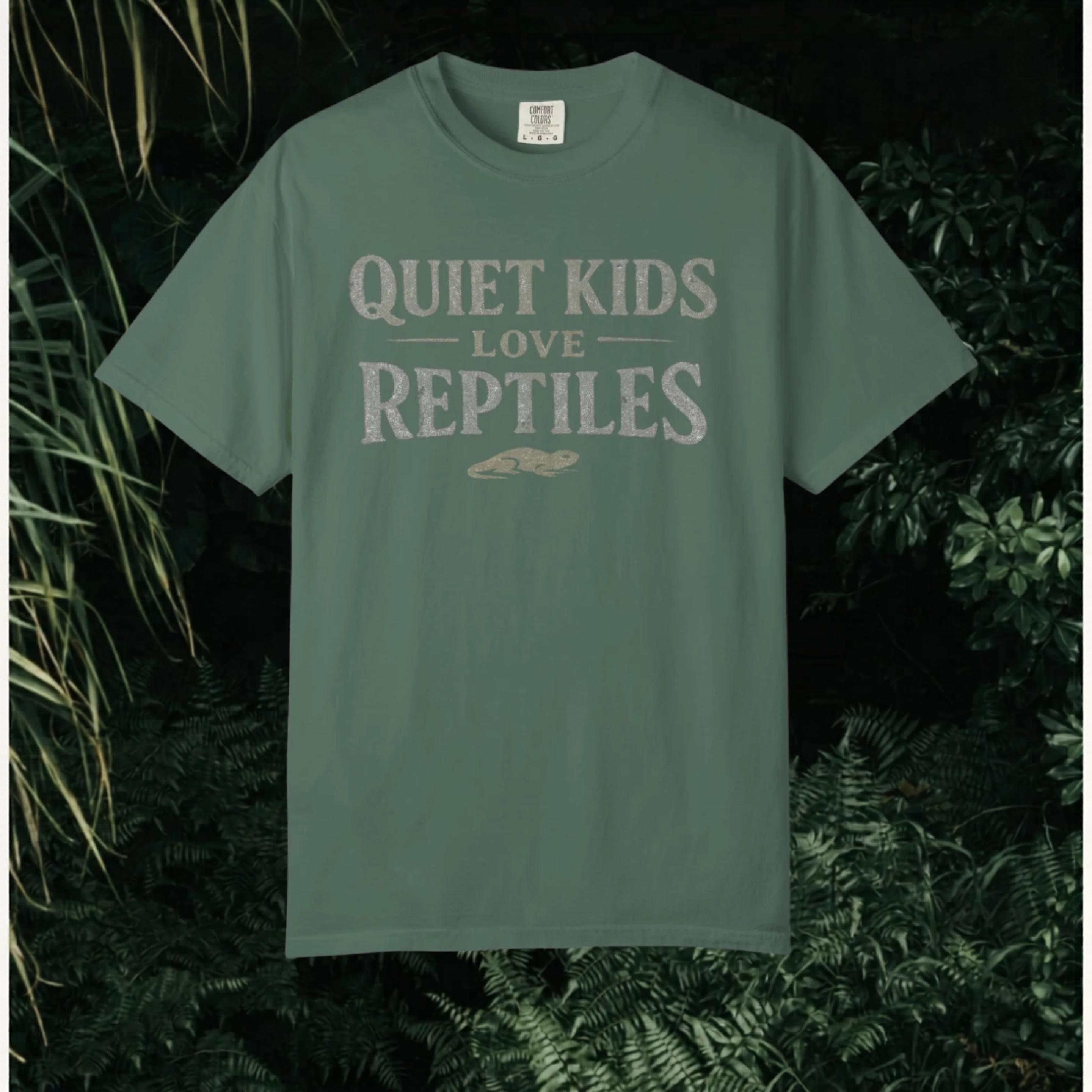 Quiet Kids Love Reptiles T-Shirt