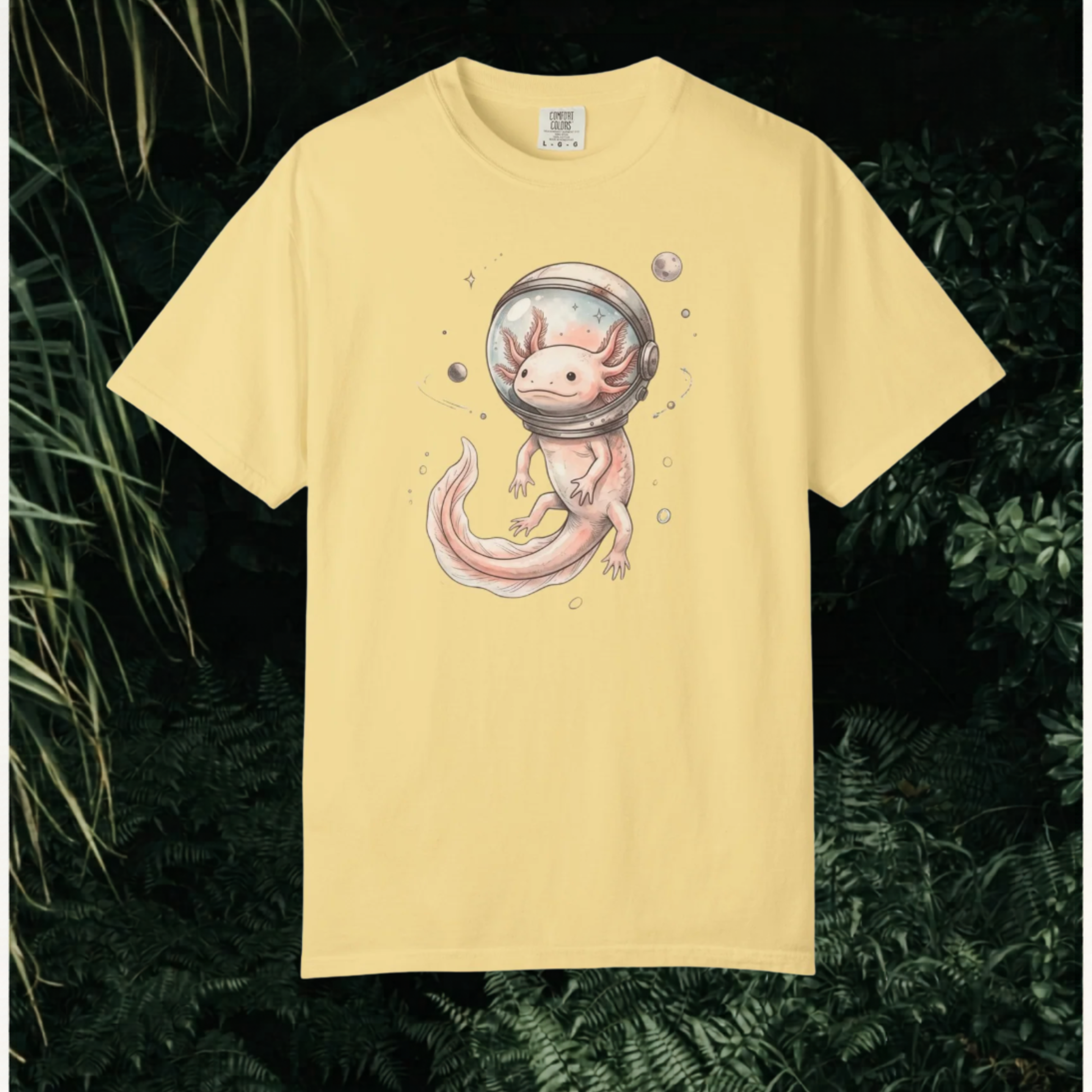 Axolotl Astronaut T-Shirt