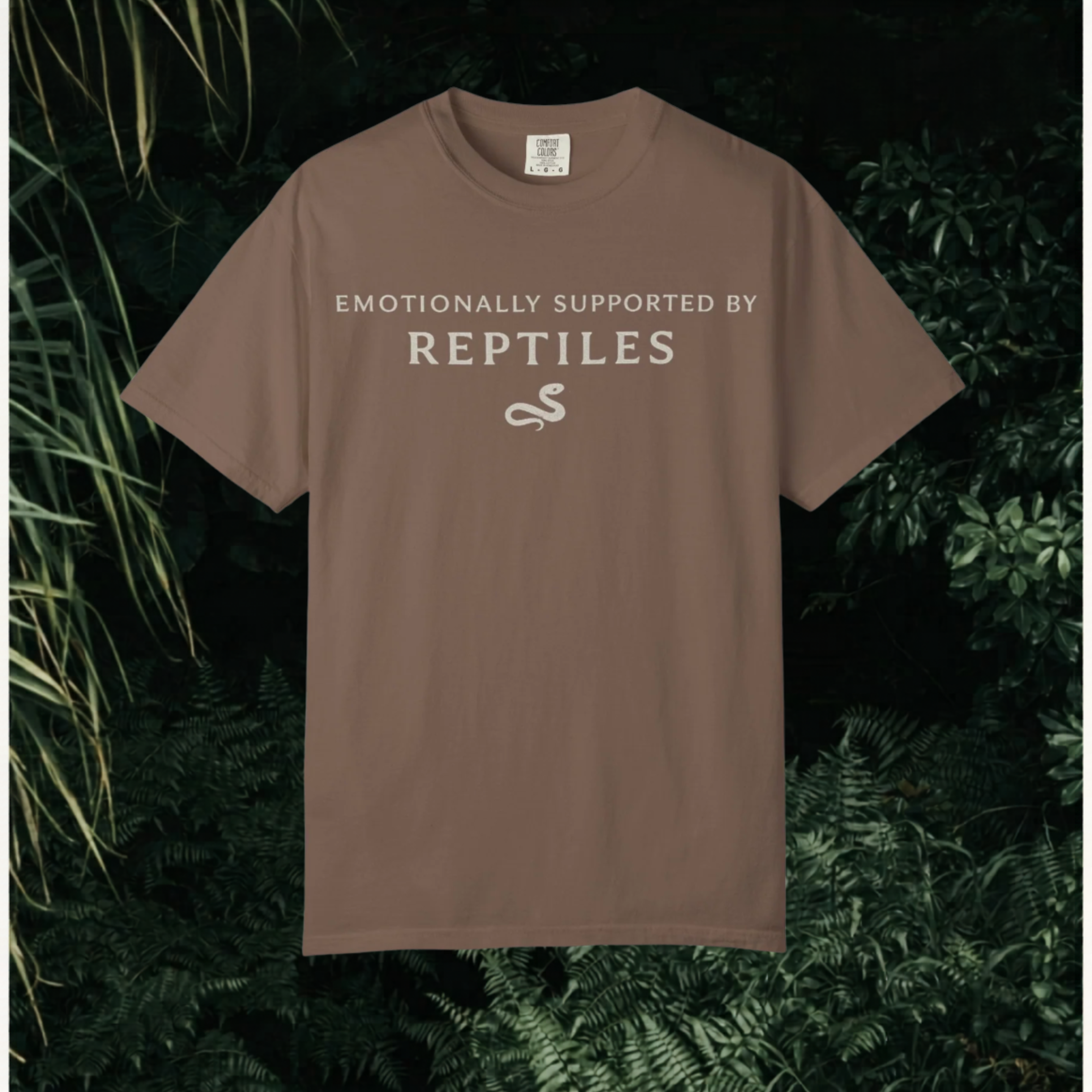 Emotionally Supported by Reptiles T-Shirt