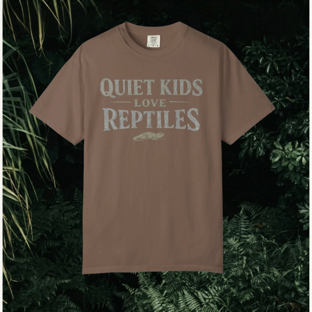 Quiet Kids Love Reptiles T-Shirt