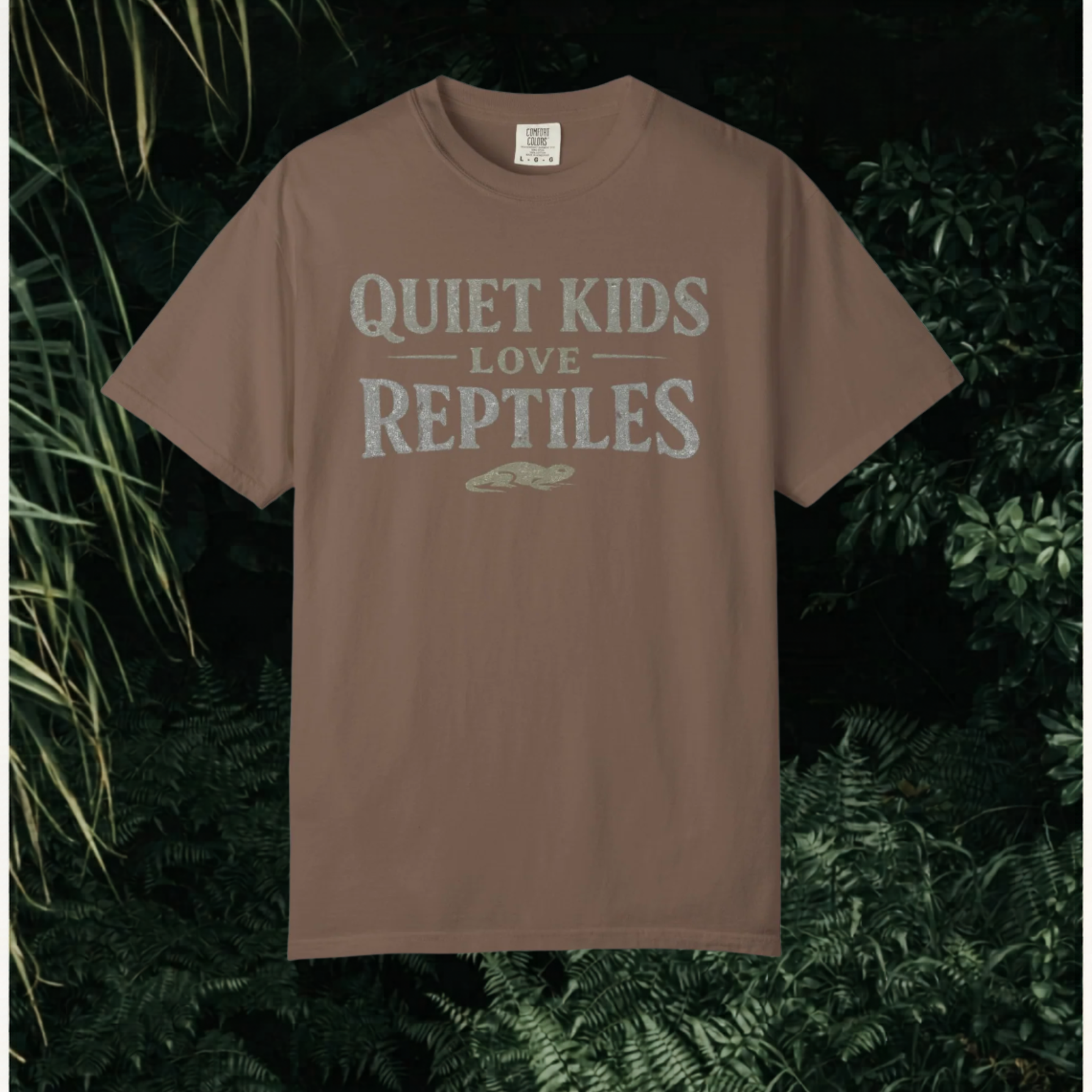 Quiet Kids Love Reptiles T-Shirt