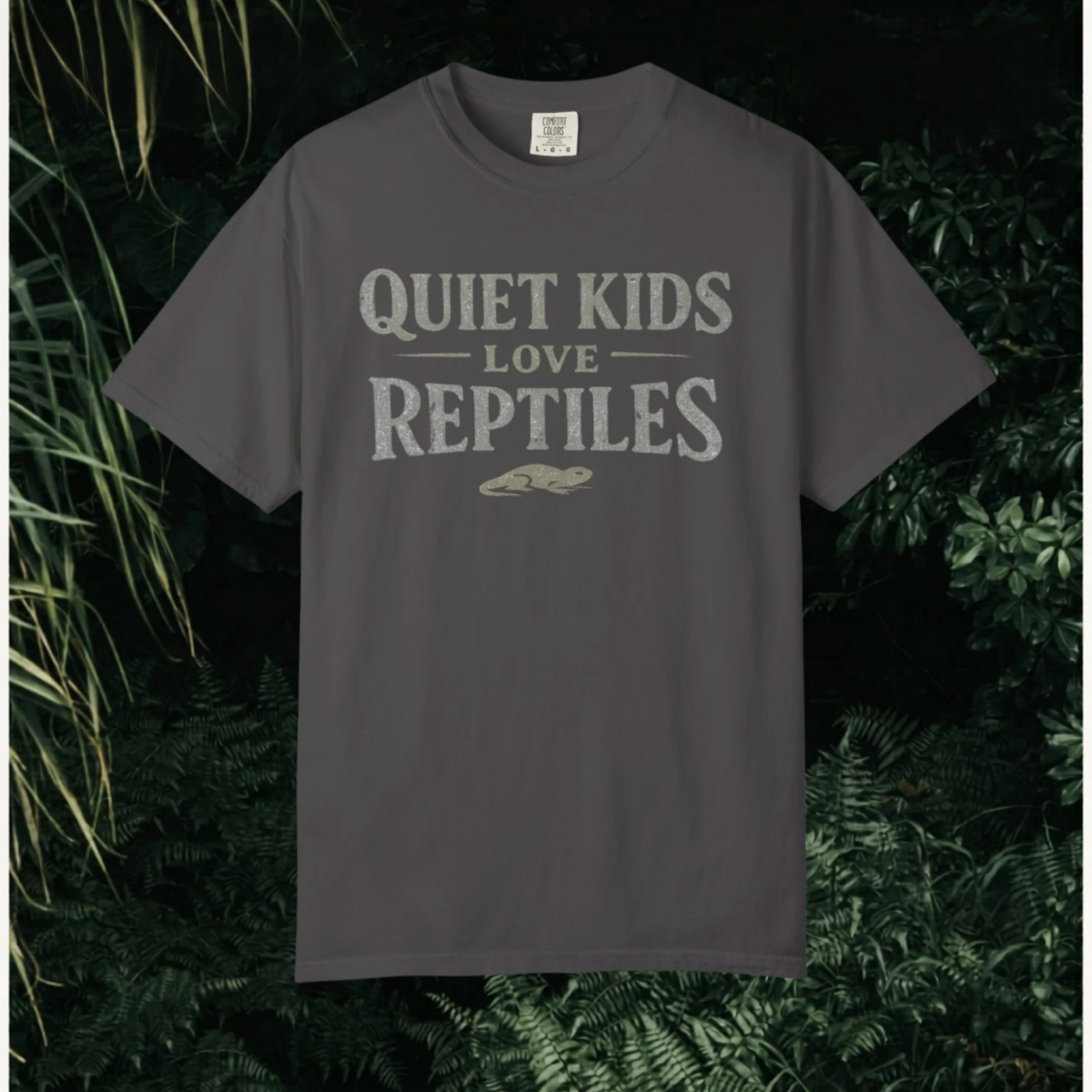 Quiet Kids Love Reptiles T-Shirt