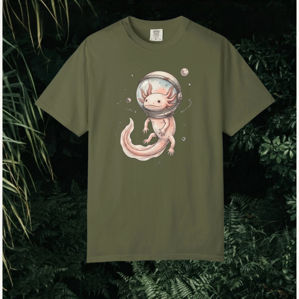 Axolotl Astronaut T-Shirt