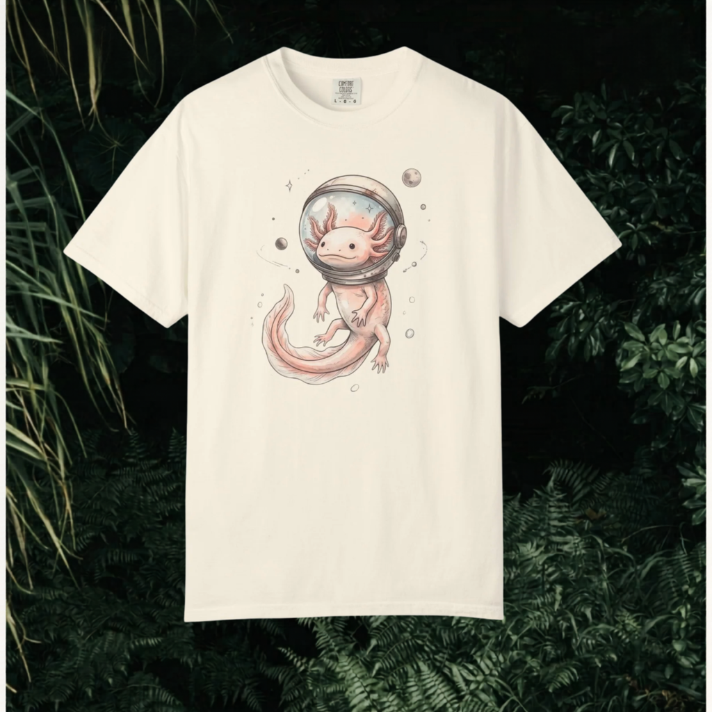 Axolotl Astronaut T-Shirt