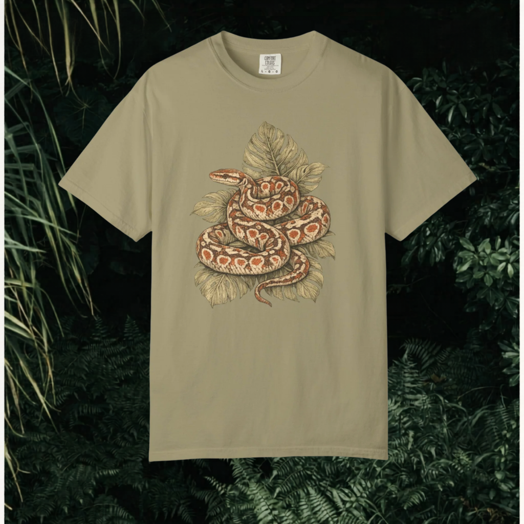 Snake and Monstera T-Shirt