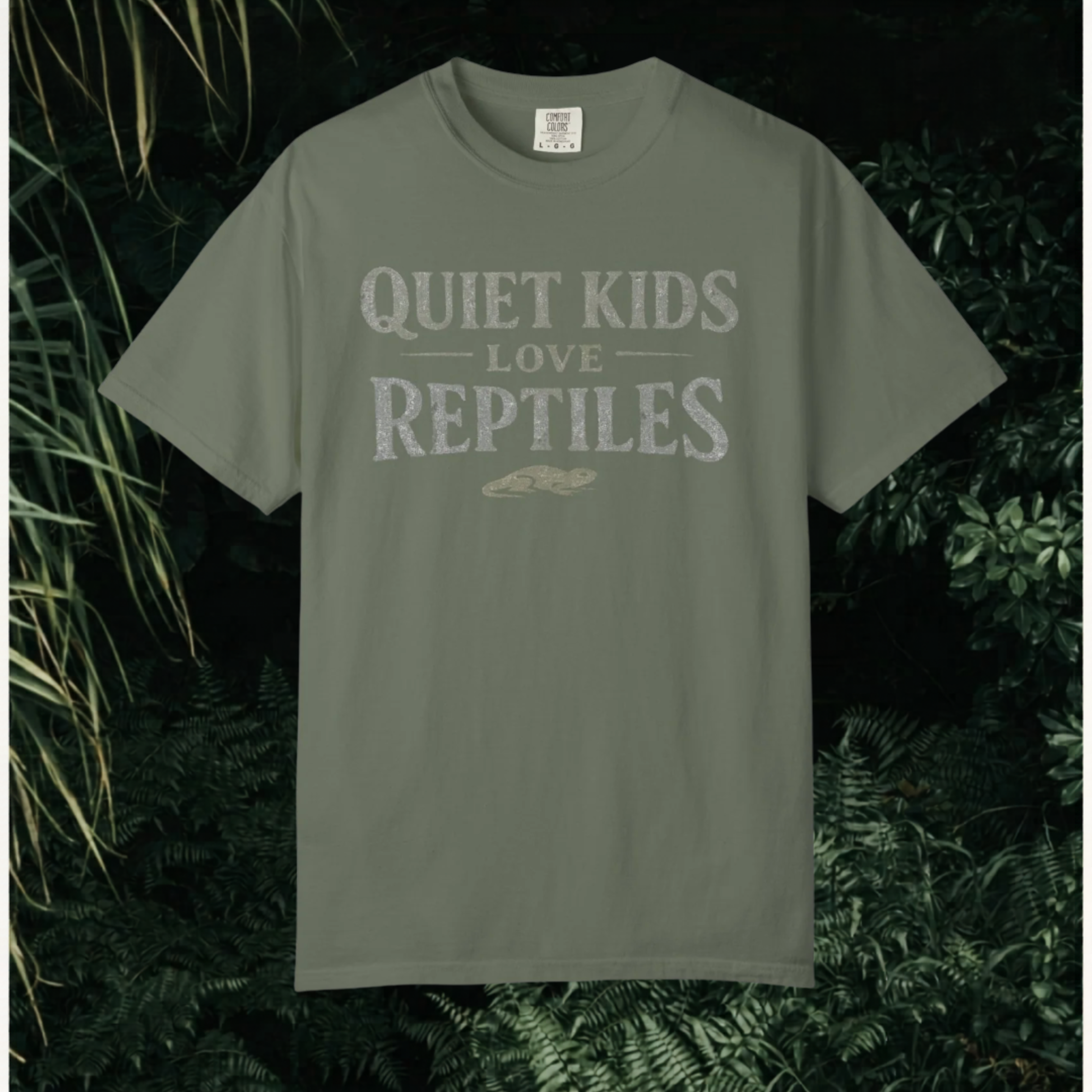 Quiet Kids Love Reptiles T-Shirt