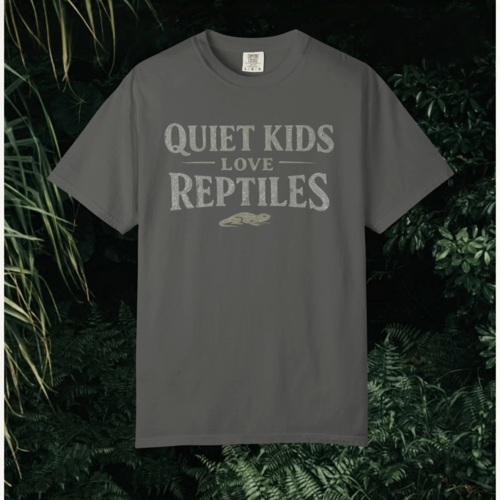 Quiet Kids Love Reptiles T-Shirt