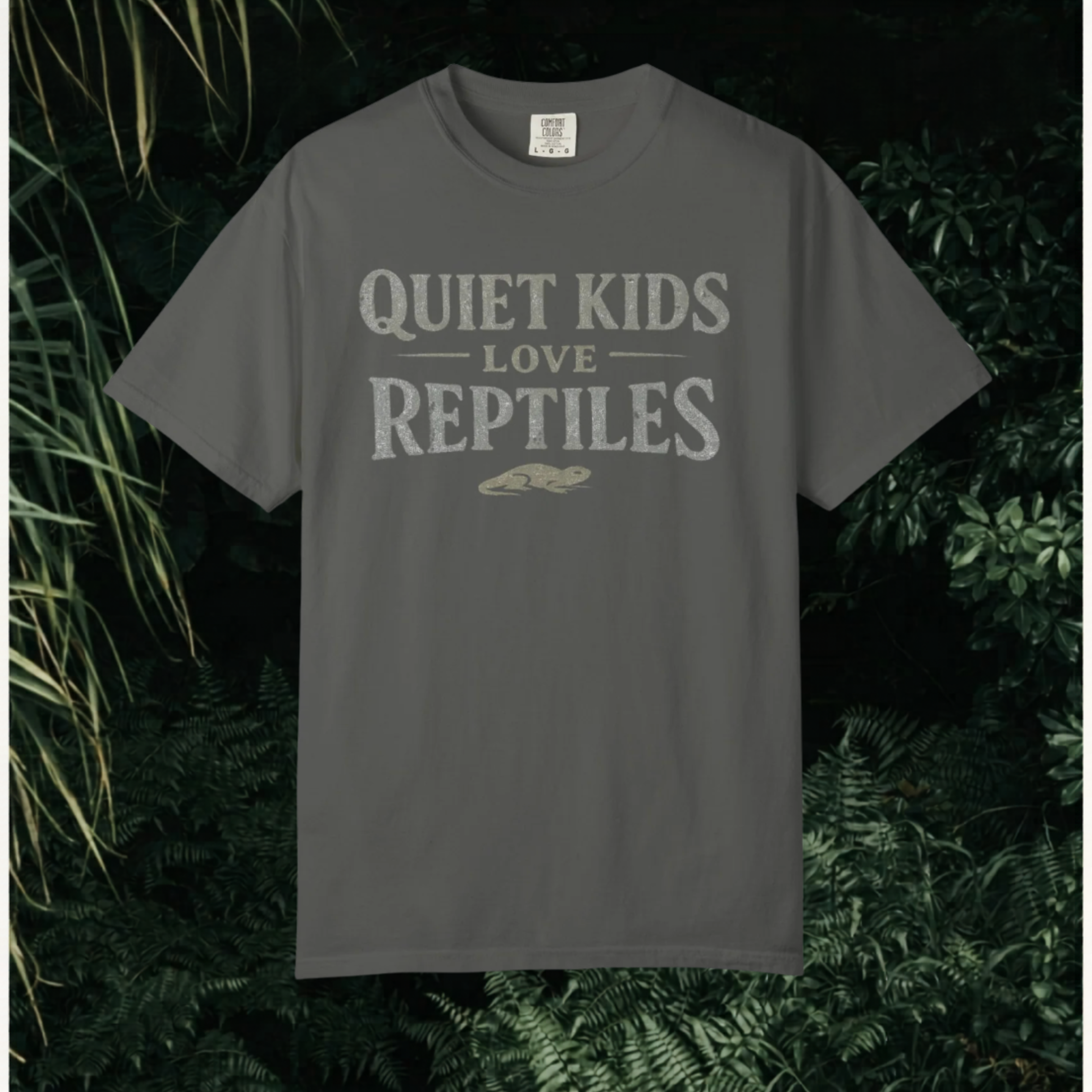 Quiet Kids Love Reptiles T-Shirt