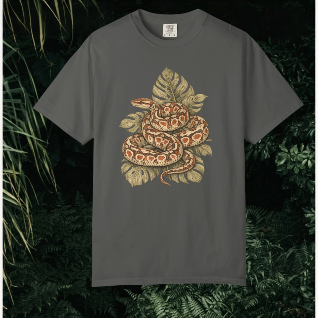 Snake and Monstera T-Shirt