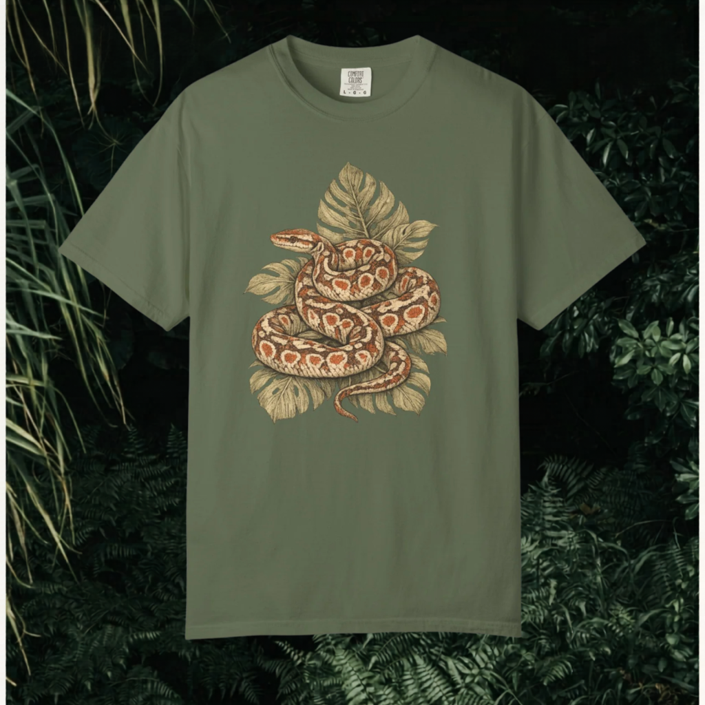 Snake and Monstera T-Shirt